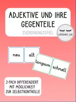 Vorschau - Arbeitsblätter - Materialpaket: Adjektive (Arbeitsheft, Freiarbeitsmaterial) - Seite 1