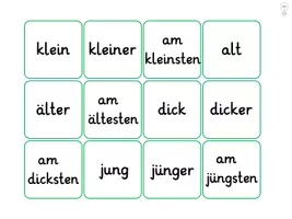 Vorschau - Spiele - Zuordnungsspiel Adjektive steigern (2-fach differenziert) - Seite 1