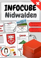 Vorschau - Unterrichtsreihen - InfoCube Kanton Nidwalden - Rechercheprojekt - Geografie Schweiz - Deckblatt
