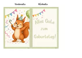 Vorschau - Bildkarten - Geburtstagsschilder | Eichhörnchenklasse - Seite 2