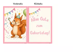 Vorschau - Bildkarten - Geburtstagsschilder | Eichhörnchenklasse - Seite 3