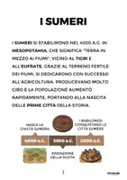 anteprima - Esercizi - Storia Facile - I Sumeri - Pagina 1