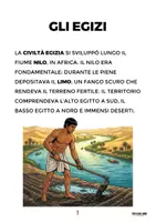 anteprima - Esercizi - Storia Facile - Gli Egizi - Pagina 1