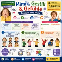 Vorschau - Unterrichtsreihen - Mimik, Gestik & Gefühle – Ausdruck ohne Worte | Darstellendes Spiel | Kita (3–6 Jahre) - Deckblatt