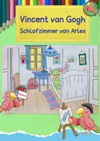 Vorschau - Mal- und Bastelvorlagen - Kunst Vincent van Gogh, Schlafzimmer in Arles, Grundschule - Deckblatt