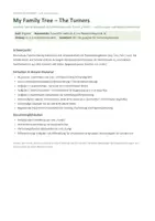 Vorschau - Arbeitsblätter - My Family Tree – Lesetext, Wortschatz & Schreibanlass zum Thema Family (Kl. 5) - Seite 1