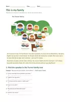 Vorschau - Arbeitsblätter - My Family Tree – Lesetext, Wortschatz & Schreibanlass zum Thema Family (Kl. 5) - Seite 2