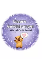 Vorschau - Bildkarten - Gefühlsbarometer für die Grundschule – mit Capybaras / Gefühlsampel - Seite 2