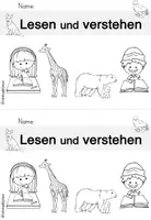 Vorschau - Arbeitsblätter - Lesen | Leseverstehen | Lesetexte | Anfangsunterricht | Tiere - Seite 2