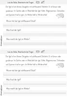 Vorschau - Arbeitsblätter - Lesen | Leseverstehen | Lesetexte | Anfangsunterricht | Tiere - Seite 3