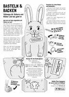 Vorschau - Arbeitsblätter - Kostenlos: Bastelvorlage "Basteln & Backen zum Frühlingsanfang" - Deckblatt