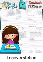 Vorschau - Arbeitsblätter - Lesen | Leseverstehen | Leseverständnis | Klasse 1 & 2 | Textverständnis | Deutsch - Seite 1