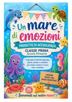 anteprima - Esercizi - Materiale accoglienza classi PRIME -Un mare di emozioni - Pagina di copertina