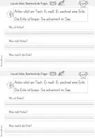 Vorschau - Arbeitsblätter - Lesen | Leseverstehen | Lesetexte | Anfangsunterricht | Deutsch Klasse 1-2 - Seite 3