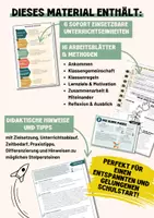 Vorschau - Unterrichtsreihen - XL Materialpaket Schulstart Klasse 5–7 | Klassenleitung | Kennenlernen, Klassenregeln & Klassengemeinschaft - Seite 1