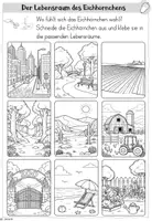 Vorschau - Arbeitsblätter - Eichhörnchen – Lebensraum & Kobel | Sachunterricht Klasse 1 & 2 | Arbeitsblätter & Tafelmaterial - Seite 3