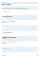 Vorschau - Arbeitsblätter - Deutsch A1 – Satzbau: Das Verb auf Position 2 - Seite 3