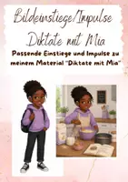 Vorschau - Bildkarten - Bildeinstiege, Impulse Diktate mit Mia - Deckblatt