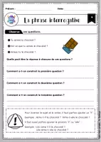 Aperçu - Préparation de séquence / Séquence complète - La phrase interrogative en détail ! - Page 1