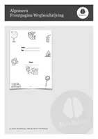 Vorschau - Mal- und Bastelvorlagen - Frontpagina Wegbeschrijving - Deckblatt
