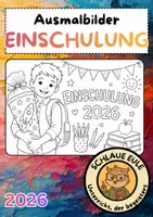 Vorschau - Mal- und Bastelvorlagen - Ausmalbilder : Einschulung 2026 - Deckblatt
