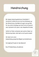 Vorschau - Arbeitsblätter - Meine Winterferien - Steckbrief & Ferienrückblick - Seite 1