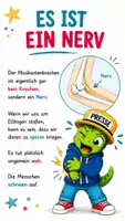 Vorschau - Bildkarten - Was ist der Musikantenknochen? - QUAPPIZ Kindernews - Seite 1