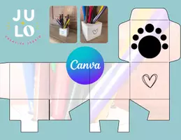 Voorbeeld - Gratis knutseltemplate - Potloodhouder - Pagina 1
