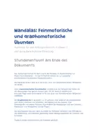 Vorschau - Mal- und Bastelvorlagen - Mandalas Klasse 1 Mandalas Entspannung - Seite 1