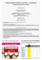 Vorschau - Arbeitsblätter - Textiles Werken fachfremd unterrichten Grundschule | Häkeln, Nähen, Weben, Sticken | Stundenbilder Bildvorlagen Arbeitsblätter - Seite 1