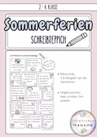 Vorschau - Arbeitsblätter - Sommerferien Schreibteppich // 2.-4. Klasse - Deckblatt