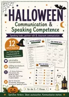 Vorschau - Arbeitsblätter - Speaking & Communication Halloween – 12 abwechslungsreiche Sprechaufgaben für den Englischunterricht | Klasse 5–7 - Deckblatt