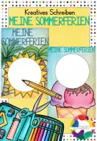 Vorschau - Arbeitsblätter - Kreatives Schreiben - Meine Sommerferien - Deckblatt