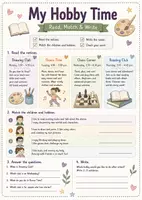 Vorschau - Arbeitsblätter - Englisch Leseverstehen: School & Interests Bundle | 5 Themenpakete mit Lesetexten | Klasse 5–7 - Seite 3