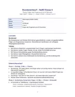 Vorschau - Stundenentwürfe - 4. Std Prävention- Sucht & Drogen – Klasse 9 - Seite 1