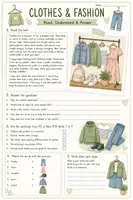 Vorschau - Arbeitsblätter - Englisch Leseverstehen: Clothes & Fashion | 12 Lesetexte und Aufgaben | Reading Comprehension Klasse 5–7 - Seite 1
