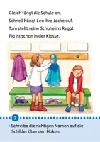 Vorschau - Arbeitsblätter - Lese-Rätselblock – In der Schule ist was los! Lesen lernen 1. Klasse - Seite 3