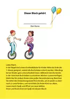 Vorschau - Stundenentwürfe - Lese-Rätselblock – Sportlich, sportlich! Lesen lernen 1. Klasse - Seite 1