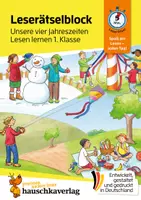 Vorschau - Stundenentwürfe - Lese-Rätselblock – Unsere vier Jahreszeiten! Lesen lernen 1. Klasse - Deckblatt