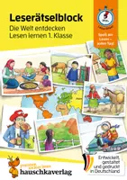 Vorschau - Stundenentwürfe - Lese-Rätselblock – Die Welt entdecken! Lesen lernen 1. Klasse - Deckblatt