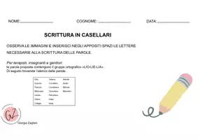 anteprima - Esercizi - Scrittura e lettura del gruppo ortografico LIO-LIA-LIE - Pagina 1