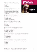 Vorschau - Quiz - Quiz Bénin - Seite 1