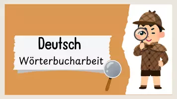 Vorschau - Arbeitsblätter - Wörterbucharbeit als Kriminalfall: Wörter nachschlagen - Seite 1