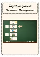 Vorschau - Fördermaterial/Inklusion - Tagestransparenz - Classroom Management - Deckblatt