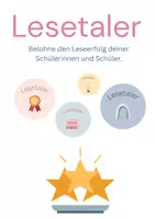 Vorschau - Fördermaterial/Inklusion - Lesetaler - Lesemotivation für deine Klasse - Deckblatt