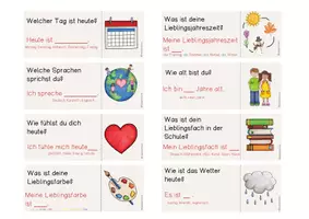 Vorschau - Anderer Materialtyp - Walk and Talk: DaZ Unterricht – Warmsprechen - Seite 1