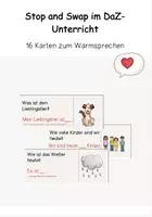 Vorschau - Anderer Materialtyp - Walk and Talk: DaZ Unterricht – Warmsprechen - Deckblatt