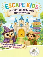 Προεπισκόπηση - Παιχνίδια - Escape Kids - Η μυστική ακαδημία των αριθμών - Εξώφυλλο