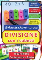 anteprima - Esercizi - DIVISIONE-METODO SINGAPORE: Attività Pratiche Cl.2ª-3ª e 4ª - Pagina di copertina