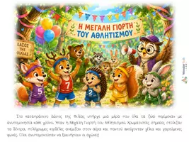Προεπισκόπηση - Φύλλα εργασίας - Ο μεγαλύτερος αγώνας στο Δάσος της Φιλίας - Σελίδα 3